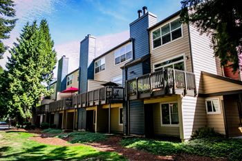 The colonnade apartments private patio or balcony